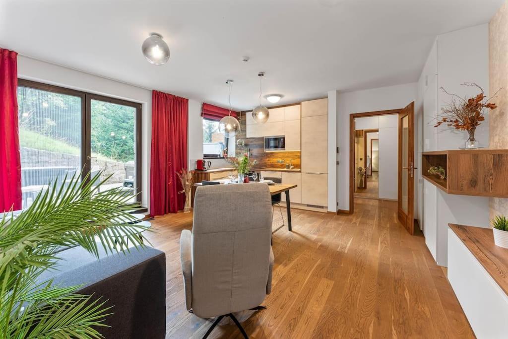 Apartment Adelka 104, Private Wellness - Whirlpool, Sauna, Parking Špindlerŭv Mlýn Extérieur photo